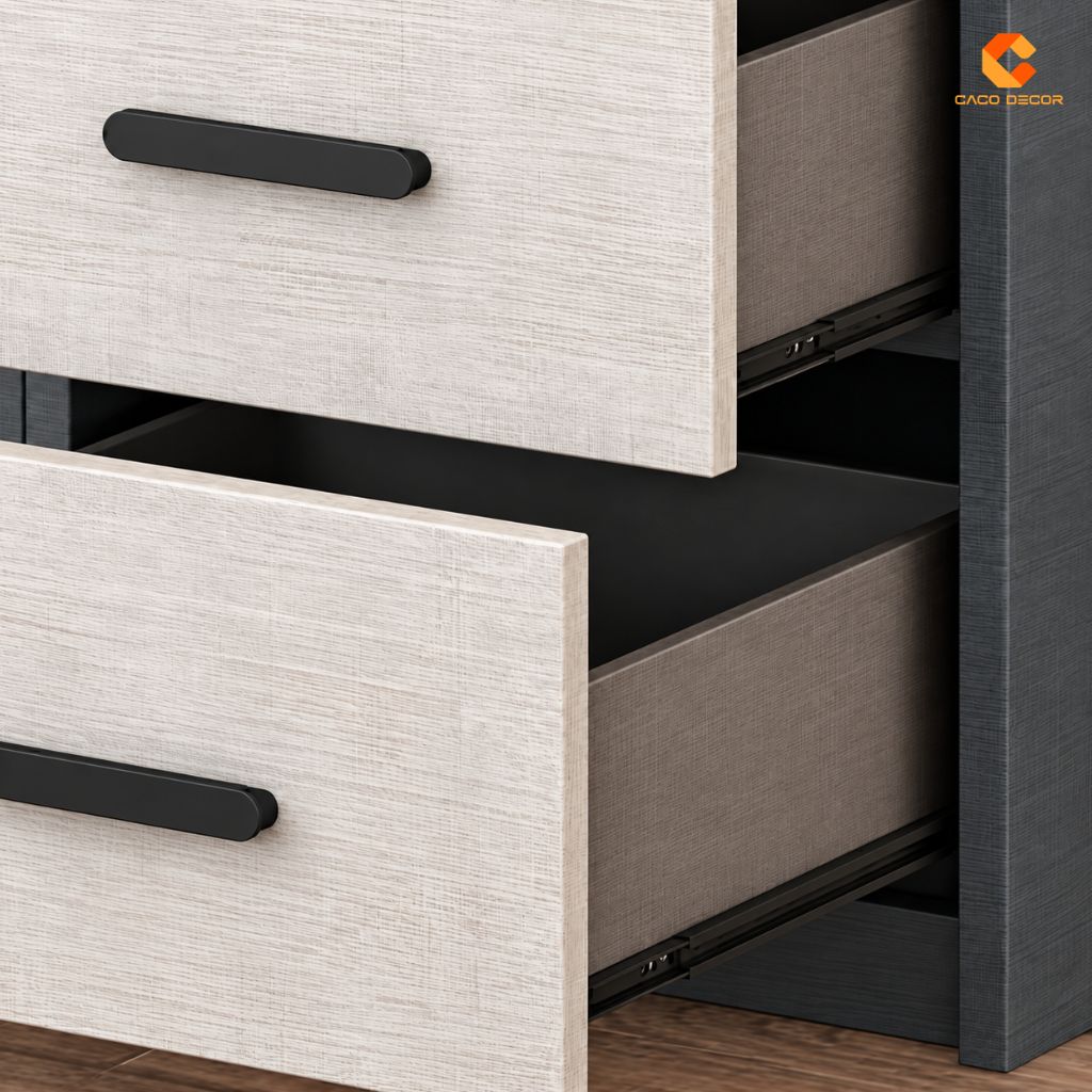 Tủ Áo Cánh Kính Màu Trà Dạng Mở Cao Cấp, Hiện Đại - TAK065 3