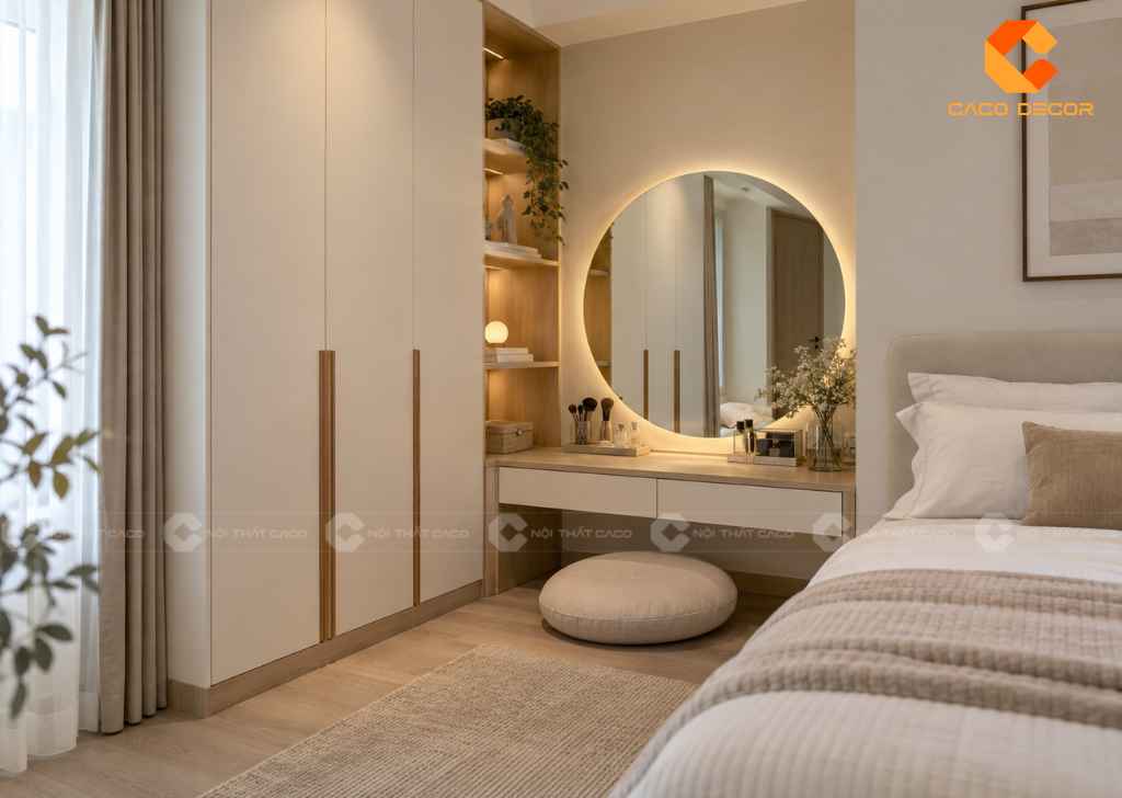 25+ Mẫu Bàn Trang Điểm Ngồi Bệt Đẹp, Gọn Cho Phòng Nhỏ 21