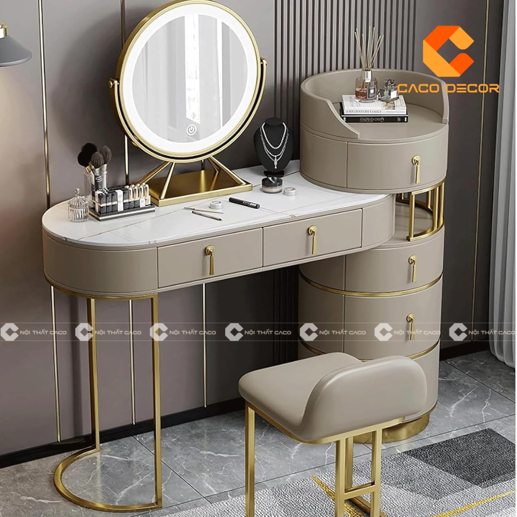 Mẫu 06 trong BST bàn trang điểm gỗ đẹp hiện đại tại cửa hàng CaCo