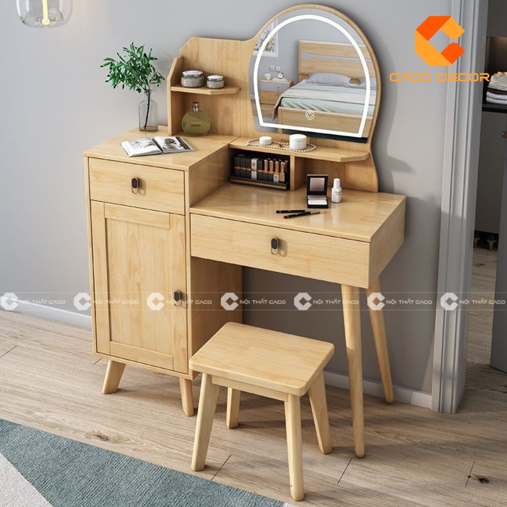 Mẫu 12 trong BST bàn trang điểm gỗ đẹp tại cửa hàng Nội Thất CaCo