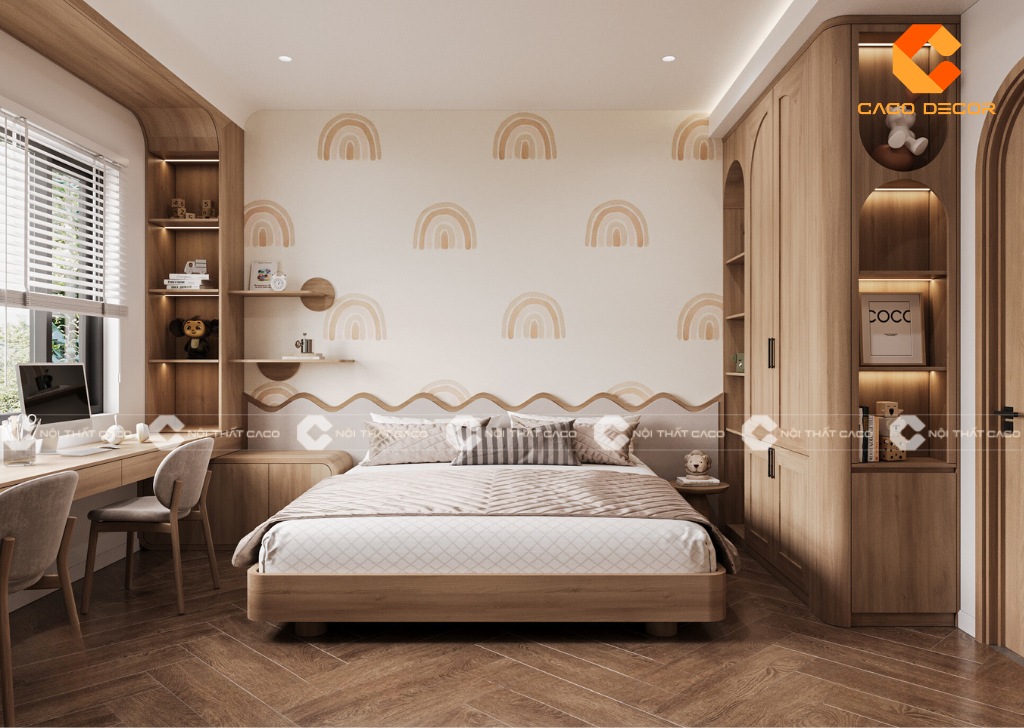Mẫu 07 trong BST phòng ngủ Japandi bởi Nội Thất CaCo