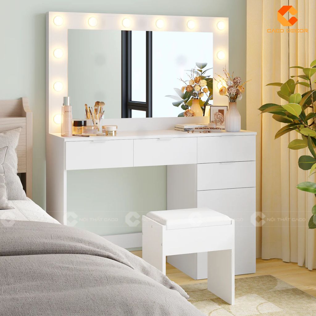 Bàn Trang Điểm Gỗ Công Nghiệp MDF Có Nên Mua Không? 3