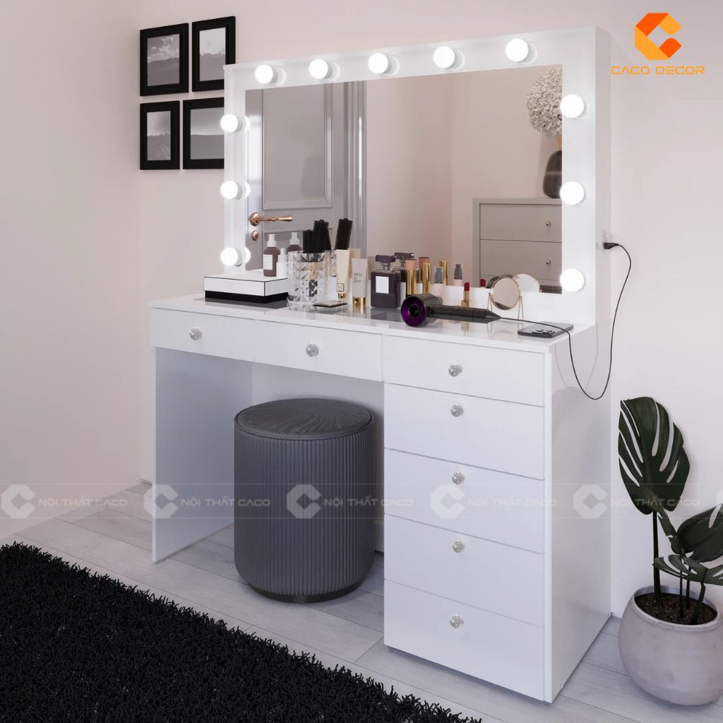 Bàn Trang Điểm Gỗ Công Nghiệp MDF Có Nên Mua Không? 11