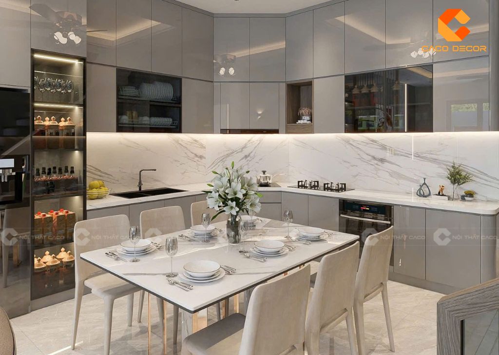 TOP 5 Yếu Tố Ảnh Hưởng Giá Tủ Bếp Gỗ Công Nghiệp 24