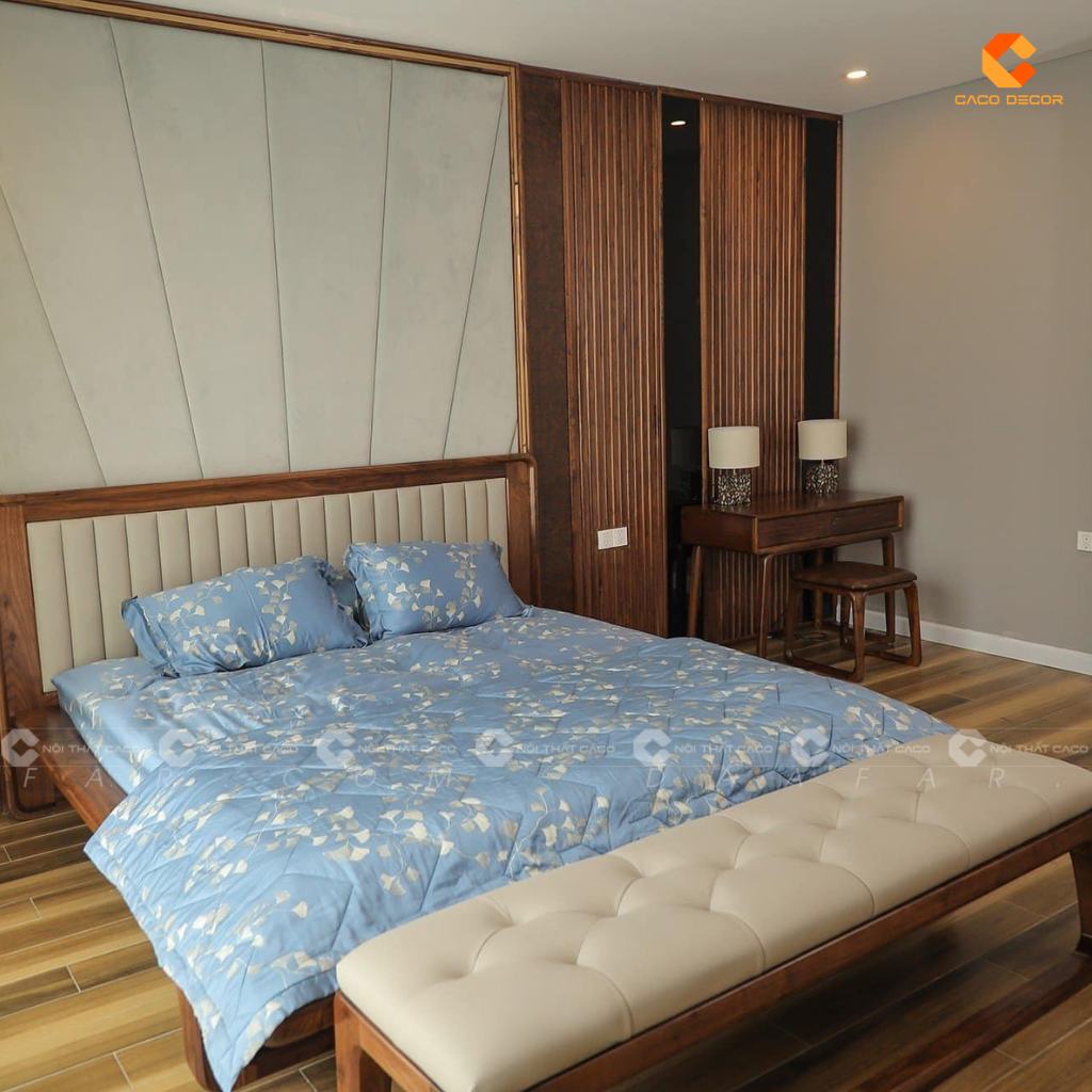  Giường Ngủ Gỗ Tự Nhiên Đẹp, Hiện Đại - Mua Tại Nội Thất CaCo 13
