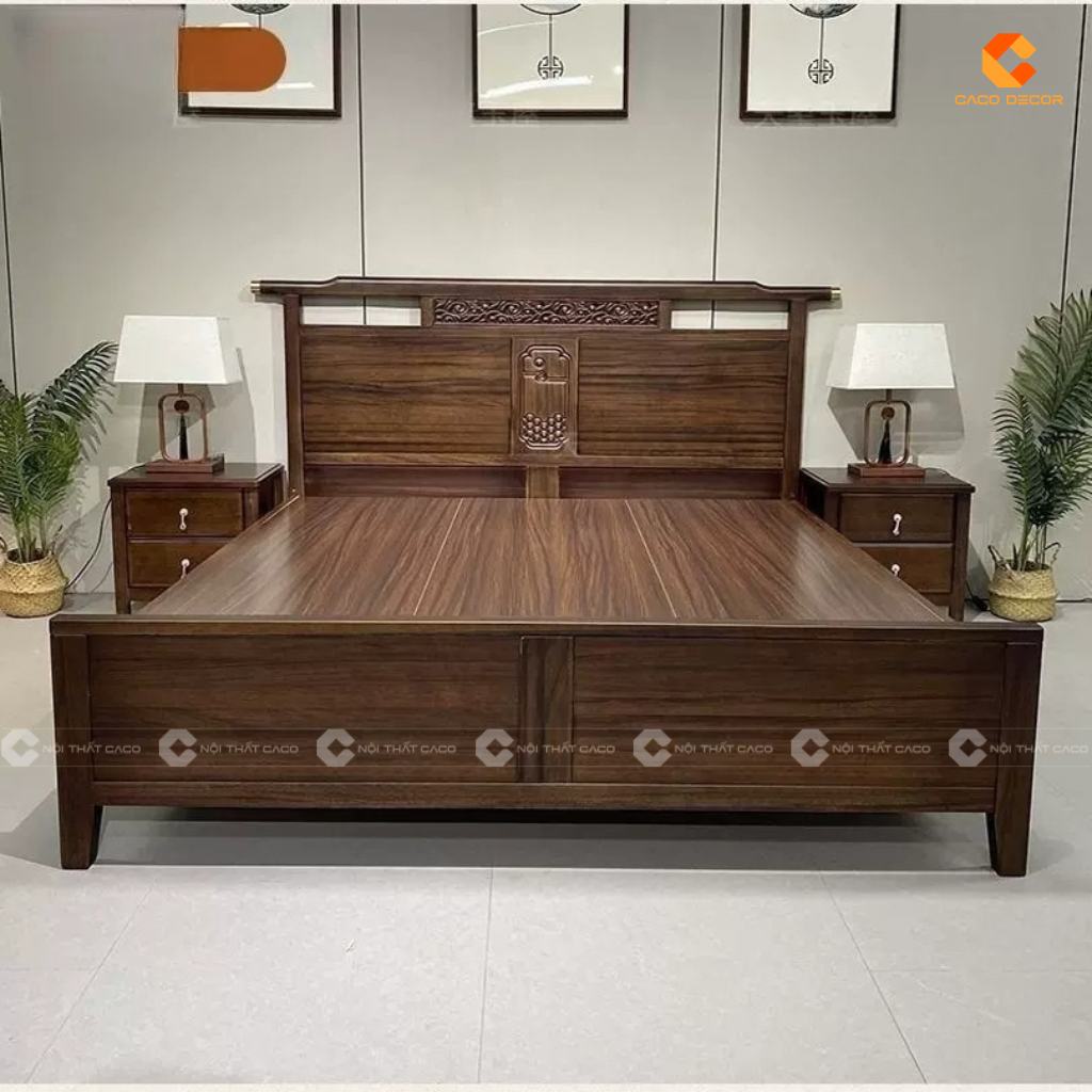  Giường Ngủ Gỗ Tự Nhiên Đẹp, Hiện Đại - Mua Tại Nội Thất CaCo 15