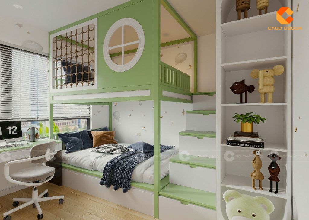 Giường Tầng GT044 Thông Minh Giá Xưởng 2