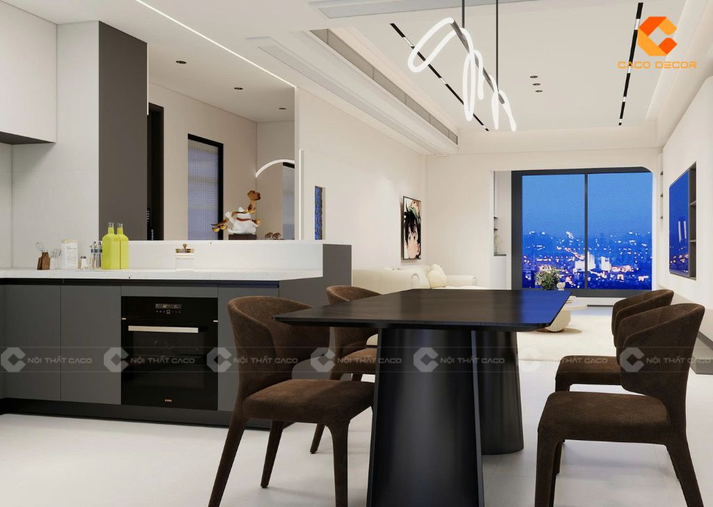 Thiết Kế Nội Thất Chung Cư 2 Phòng Ngủ 70m2 Hiện Đại 3