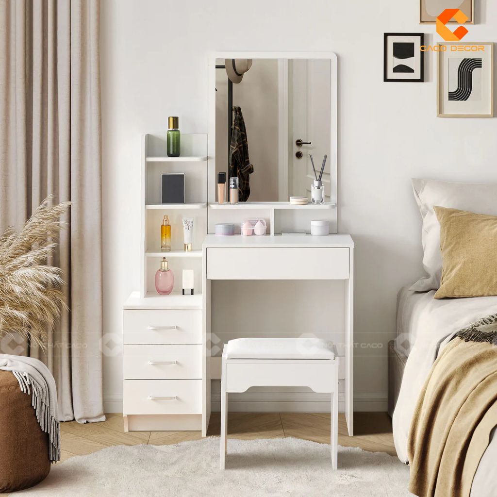 Bàn Trang Điểm Gỗ Công Nghiệp MDF Có Nên Mua Không? 13