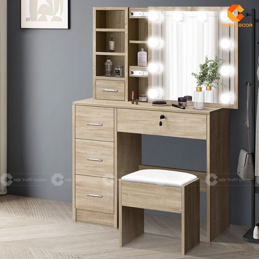 Bàn Trang Điểm Gỗ Công Nghiệp MDF Có Nên Mua Không? 15