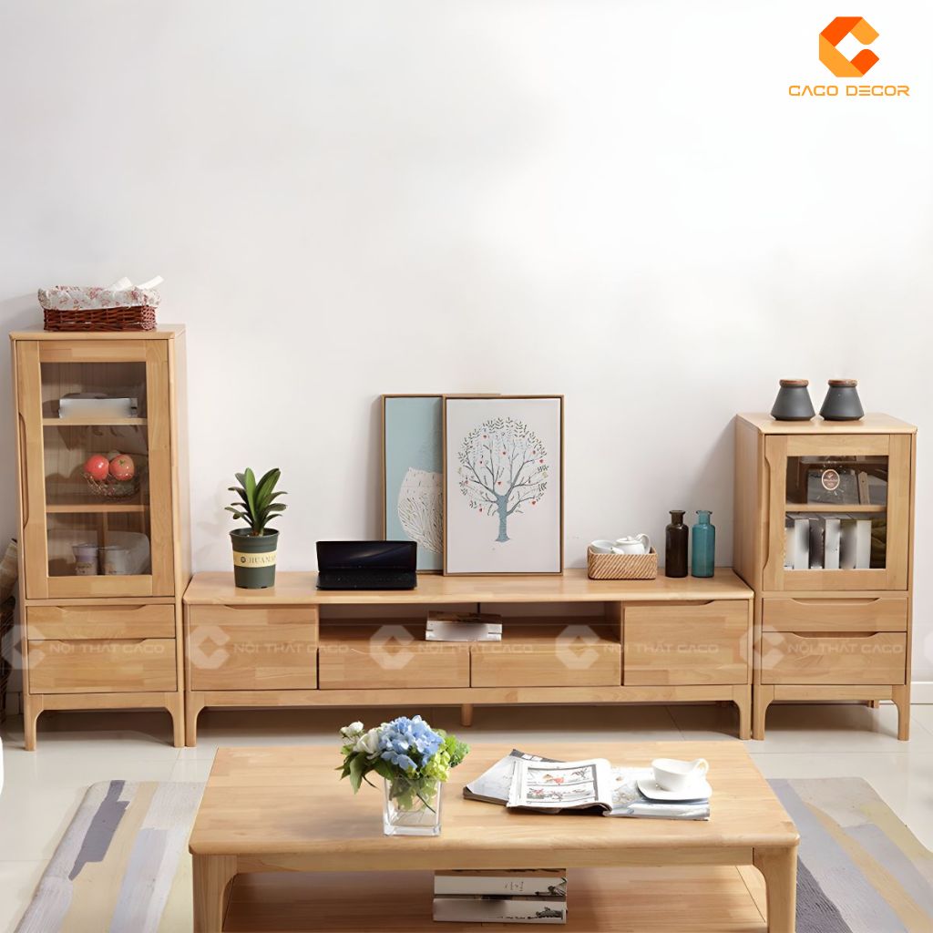 Đánh Giá Độ Bền Của Các Mẫu Kệ Tivi Gỗ Tự Nhiên 4