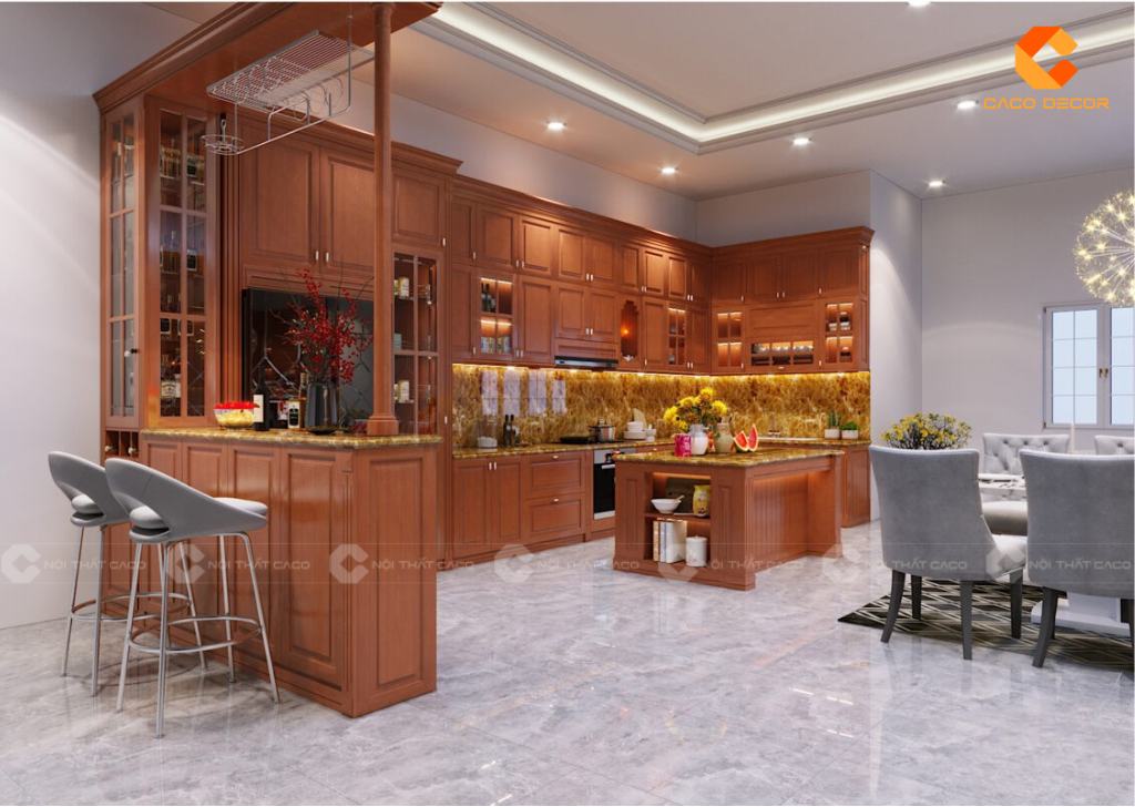 Top 10+ Mẫu Tủ Bếp Đẹp, Hiện Đại - Thiết Kế Sang Trọng Tại CaCo 17