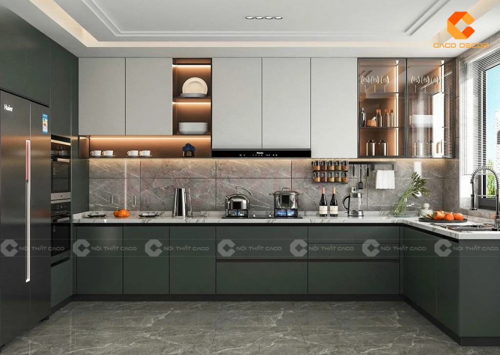 Top 10+ Mẫu Tủ Bếp Đẹp, Hiện Đại - Thiết Kế Sang Trọng Tại CaCo 18