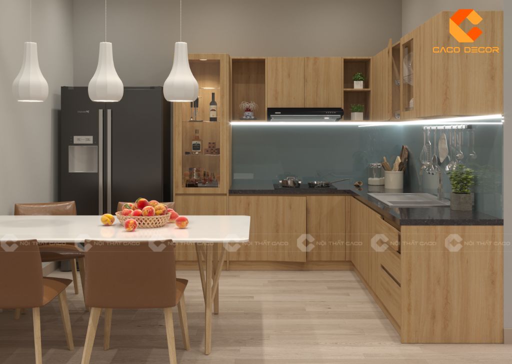 Nguyên Tắc Thiết Kế Tủ Bếp Có Bàn Thờ Ông Táo 14