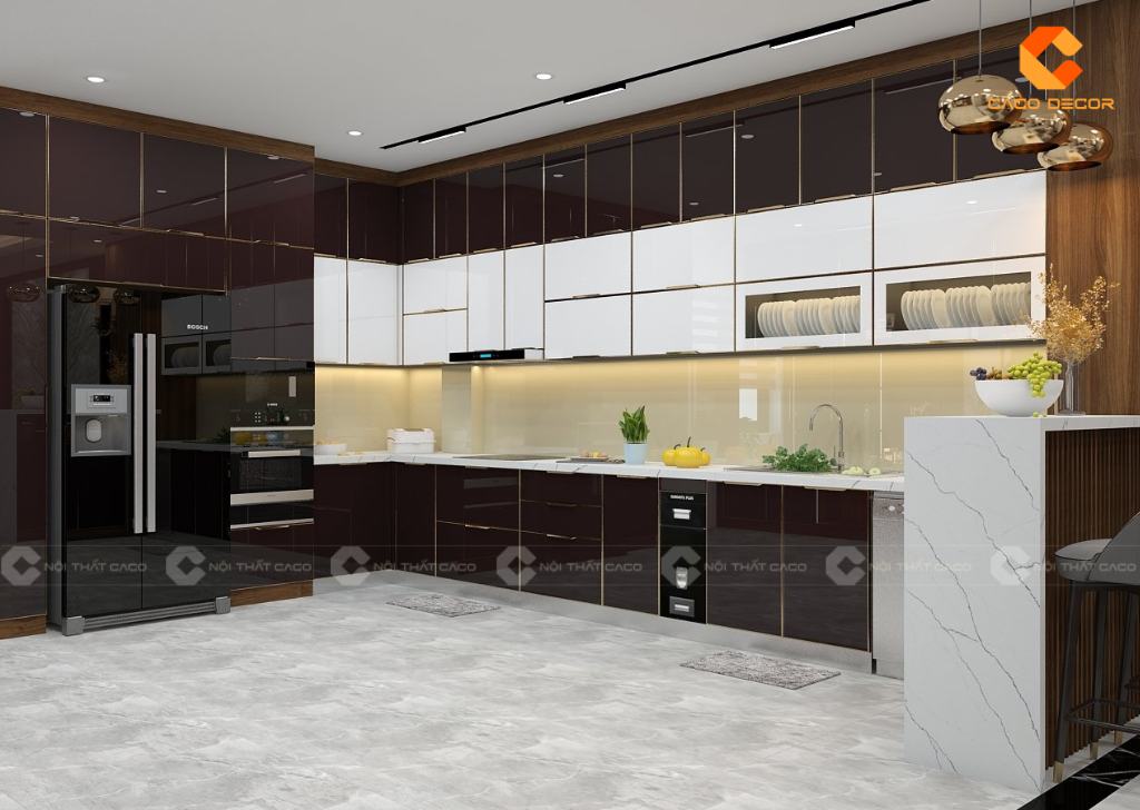 Top 10+ Mẫu Tủ Bếp Đẹp, Hiện Đại - Thiết Kế Sang Trọng Tại CaCo 20