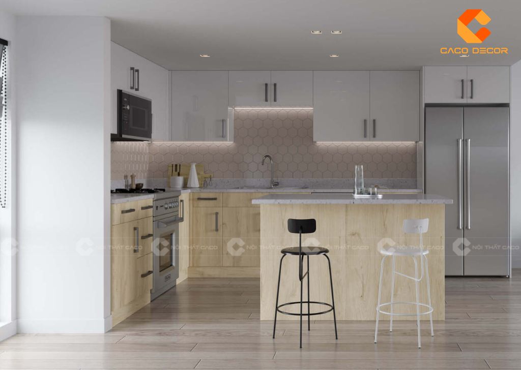 Tủ Bếp MDF Là Gì? Lý Do Nên Chọn Tủ Bếp Gỗ MDF Phủ Melamine 9