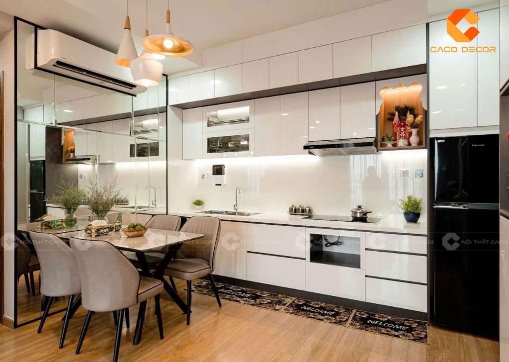 Tủ Bếp MDF Là Gì? Lý Do Nên Chọn Tủ Bếp Gỗ MDF Phủ Melamine 8