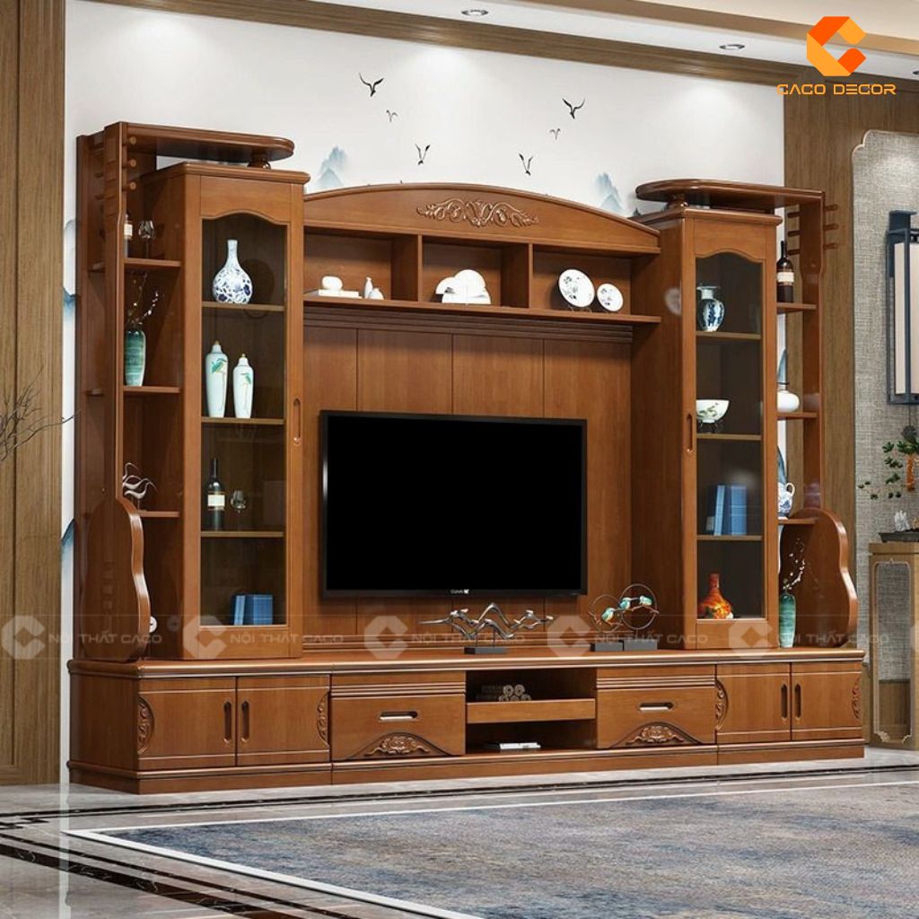 Đánh Giá Độ Bền Của Các Mẫu Kệ Tivi Gỗ Tự Nhiên 20