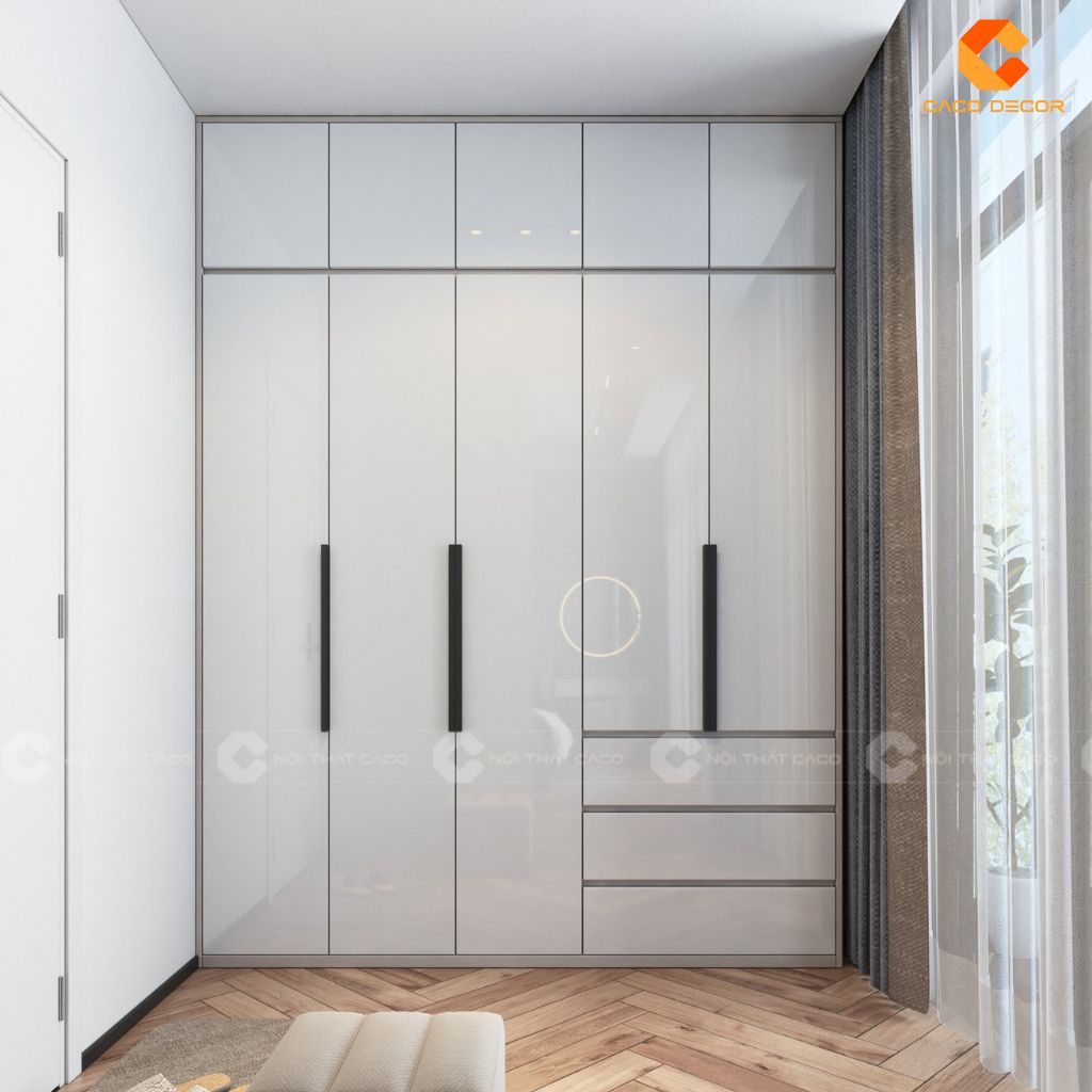 Cải Tạo Phòng Ngủ Với 25+ Mẫu Tủ Quần Áo Gỗ Công Nghiệp Đẹp 23