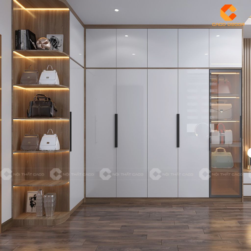 Cải Tạo Phòng Ngủ Với 25+ Mẫu Tủ Quần Áo Gỗ Công Nghiệp Đẹp 22