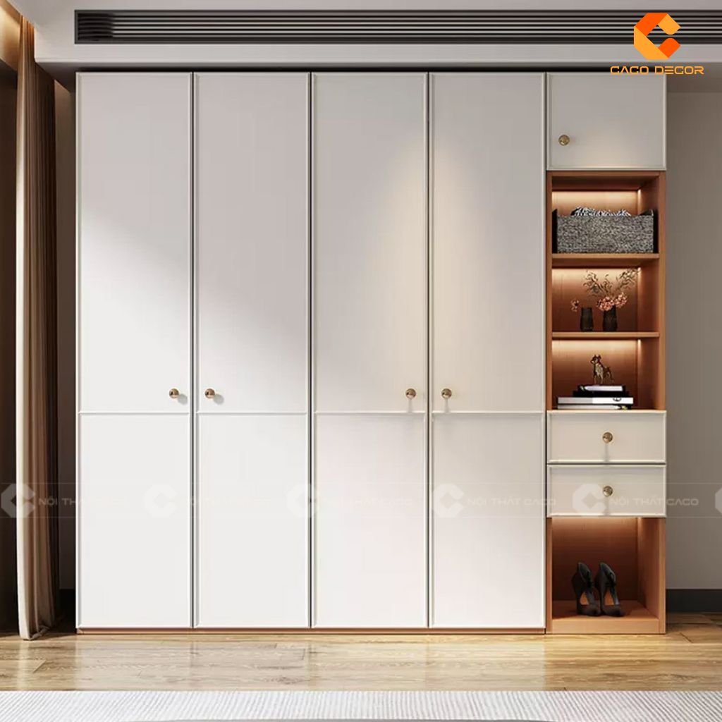 Cải Tạo Phòng Ngủ Với 25+ Mẫu Tủ Quần Áo Gỗ Công Nghiệp Đẹp 21
