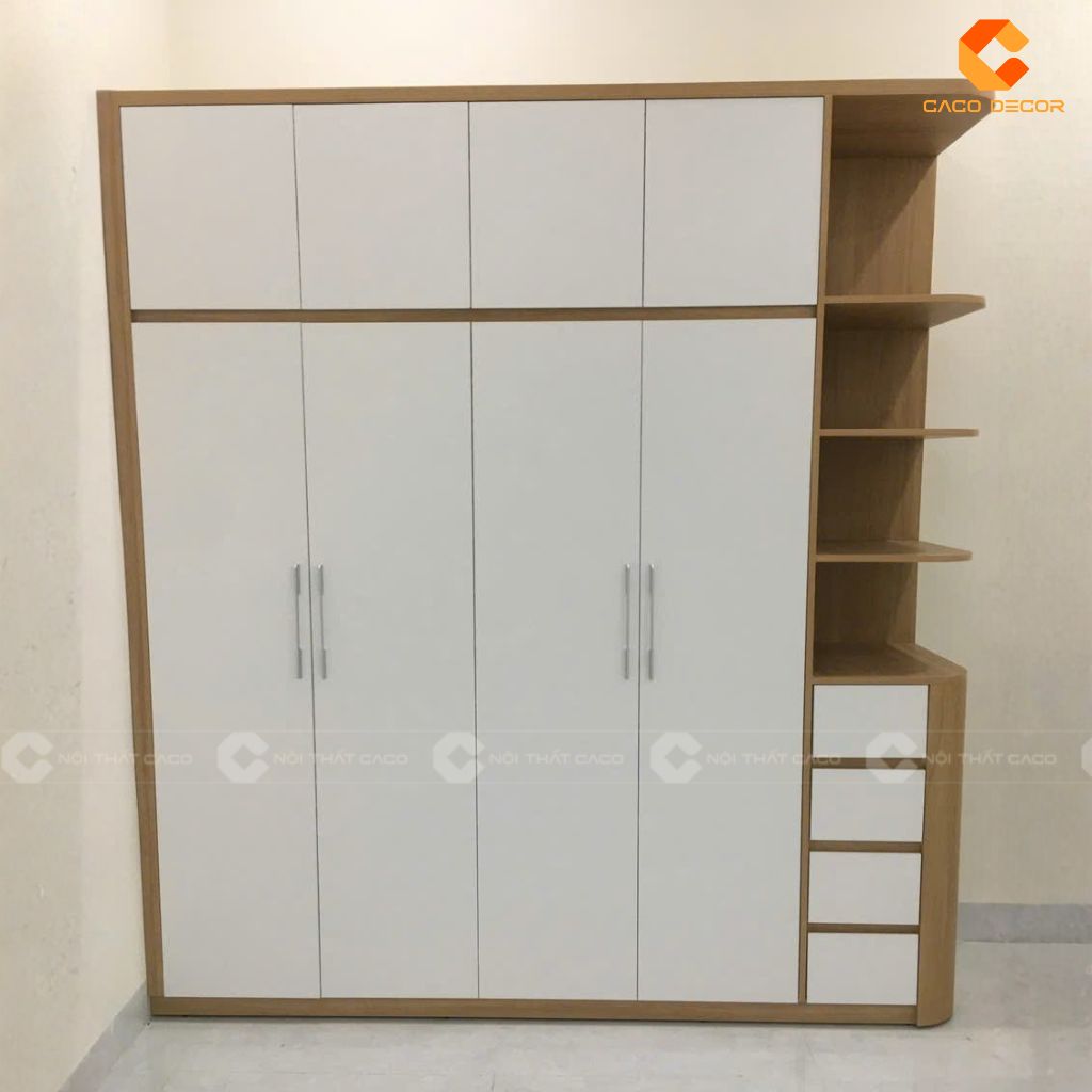 Cải Tạo Phòng Ngủ Với 25+ Mẫu Tủ Quần Áo Gỗ Công Nghiệp Đẹp 19