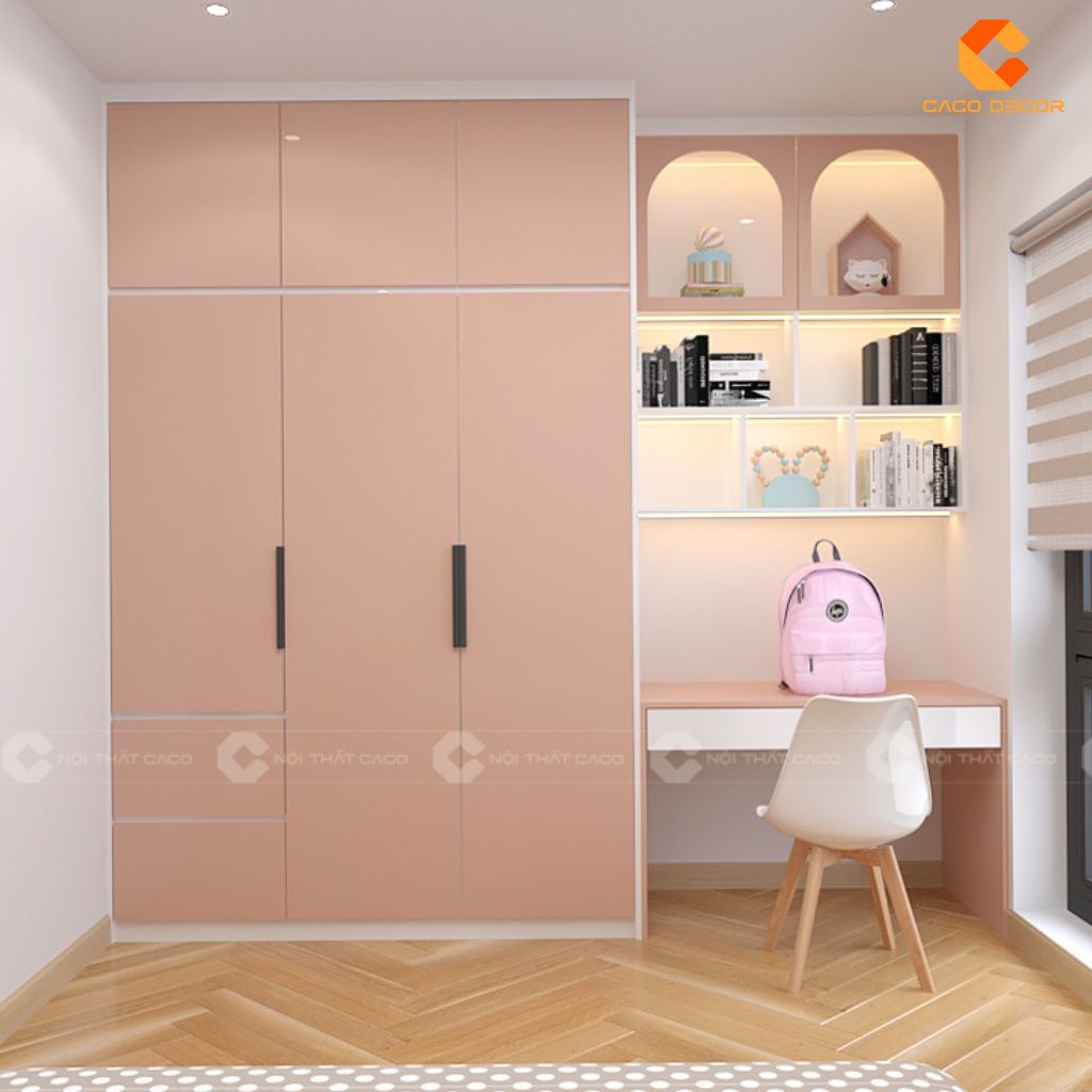 Cải Tạo Phòng Ngủ Với 25+ Mẫu Tủ Quần Áo Gỗ Công Nghiệp Đẹp 16
