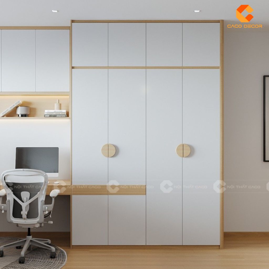 Cải Tạo Phòng Ngủ Với 25+ Mẫu Tủ Quần Áo Gỗ Công Nghiệp Đẹp 11
