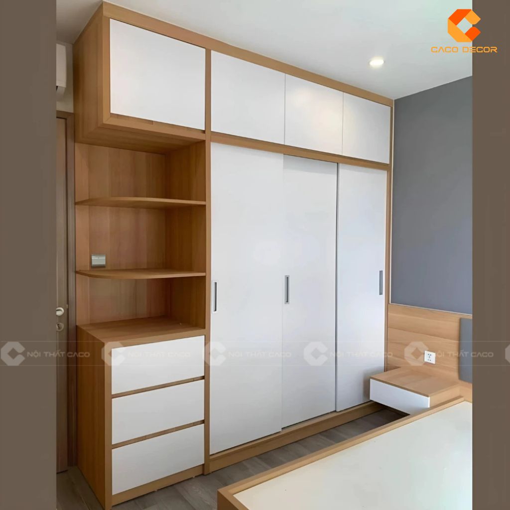 Cải Tạo Phòng Ngủ Với 25+ Mẫu Tủ Quần Áo Gỗ Công Nghiệp Đẹp 9