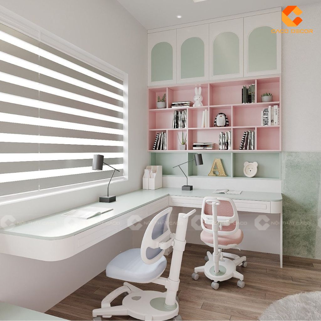 Review Mẫu Bàn Học Trẻ Em Đẹp, Hiện Đại, Bán Chạy 23