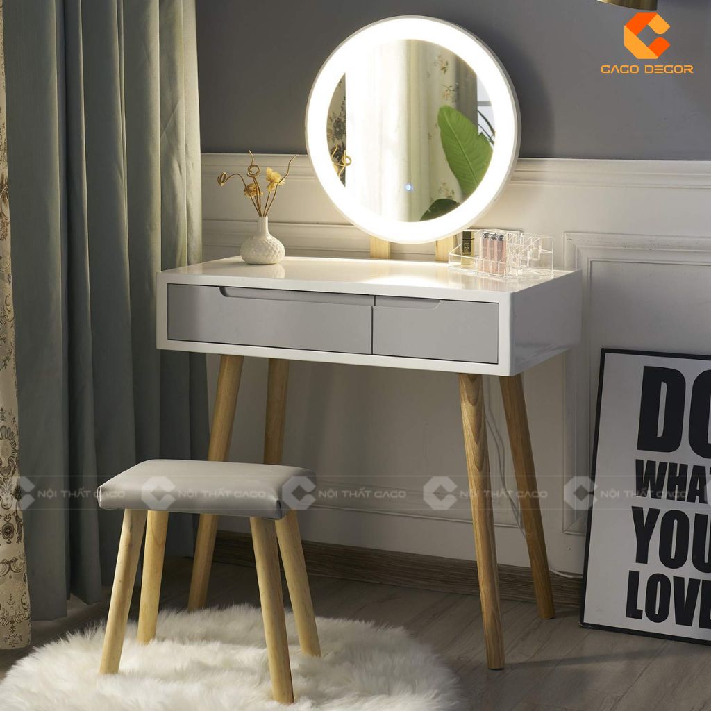 Bàn Trang Điểm Gỗ Công Nghiệp MDF Có Nên Mua Không? 9