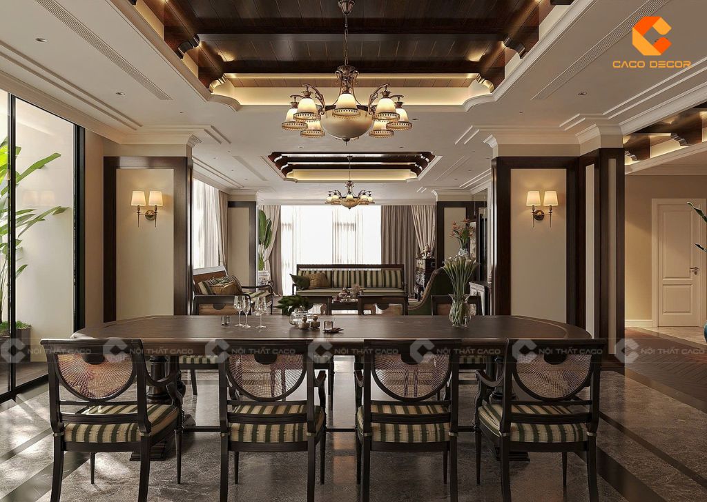 Đảm bảo tính thống nhất trong thiết kế nội thất biệt thự