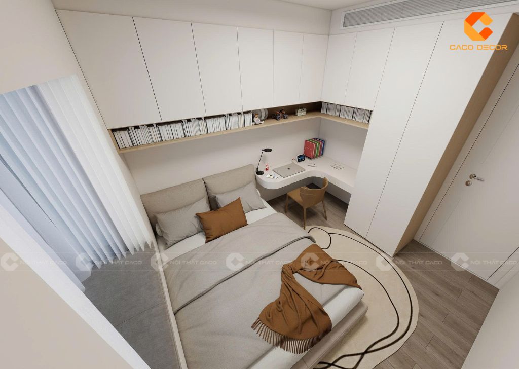 Thiết Kế Nội Thất Chung Cư 2 Phòng Ngủ 70m2 Hiện Đại 9