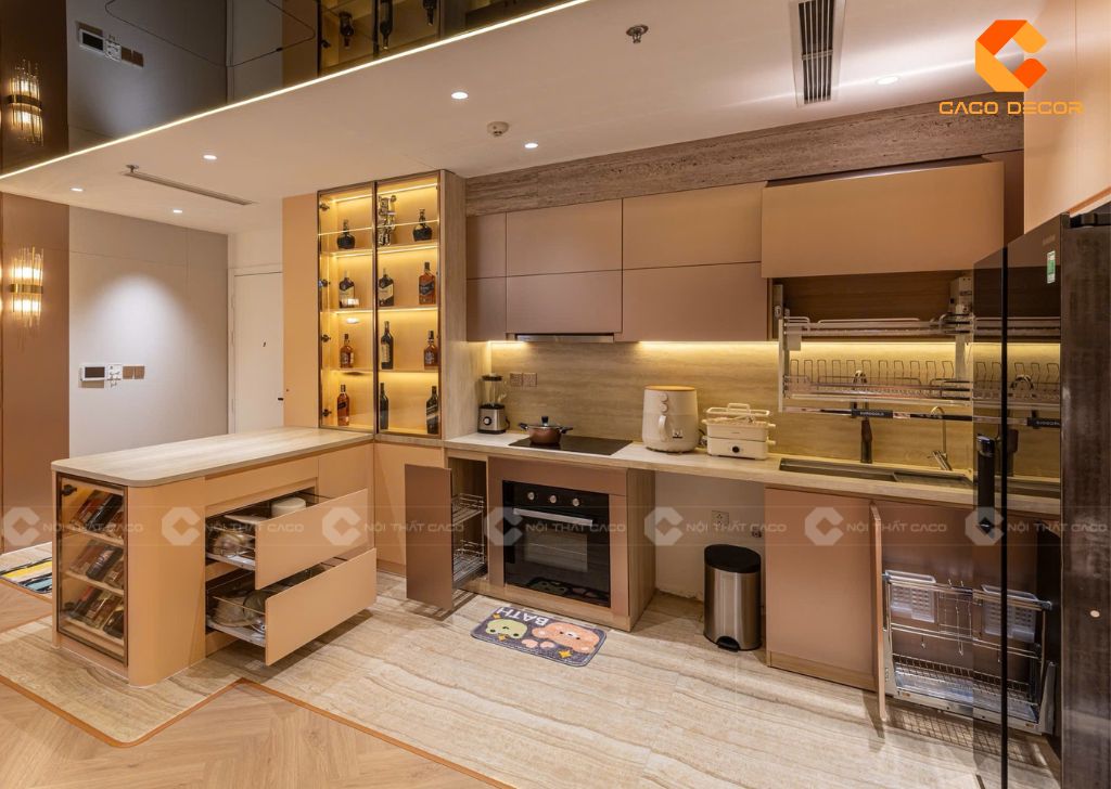 Tủ Bếp MDF Là Gì? Lý Do Nên Chọn Tủ Bếp Gỗ MDF Phủ Melamine 22