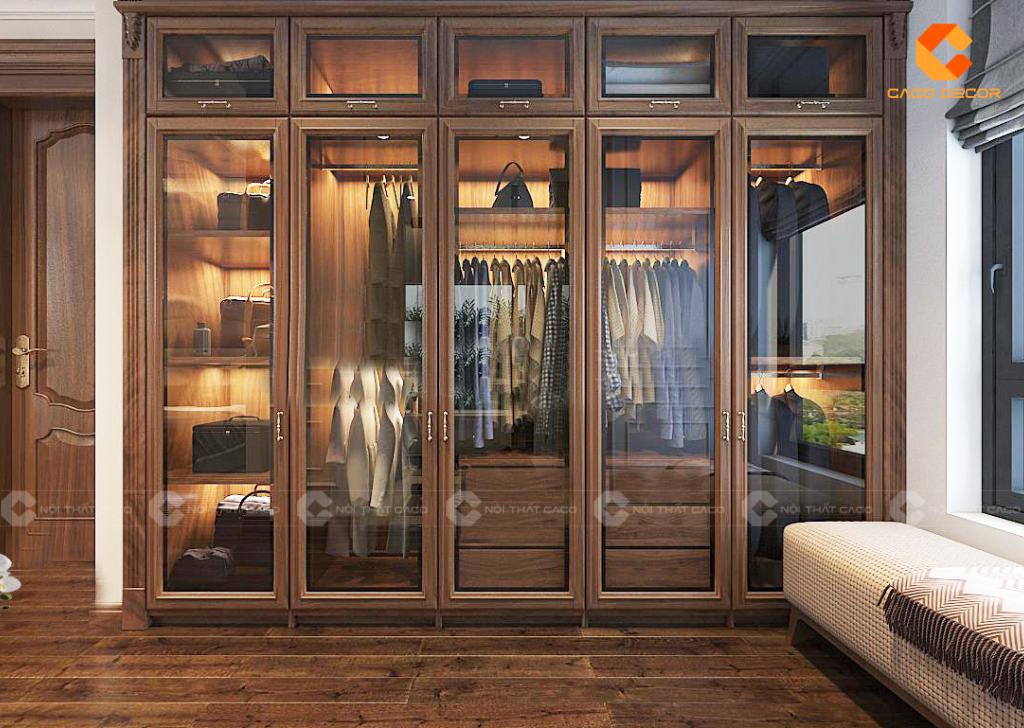 Biến Phòng Ngủ Thêm Đẳng Cấp Với Mẫu Thiết Kế Tủ Quần Áo Đẹp 1