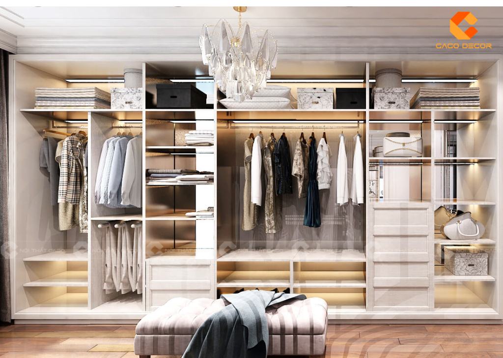 Biến Phòng Ngủ Thêm Đẳng Cấp Với Mẫu Thiết Kế Tủ Quần Áo Đẹp 4