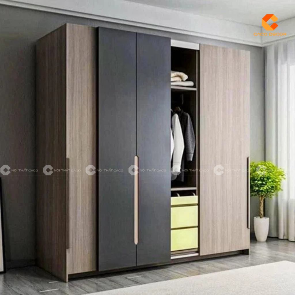 Tham Khảo Mẫu Tủ Quần Áo Cửa Lùa Mới Nhất Năm 2025 Cùng CaCo 8