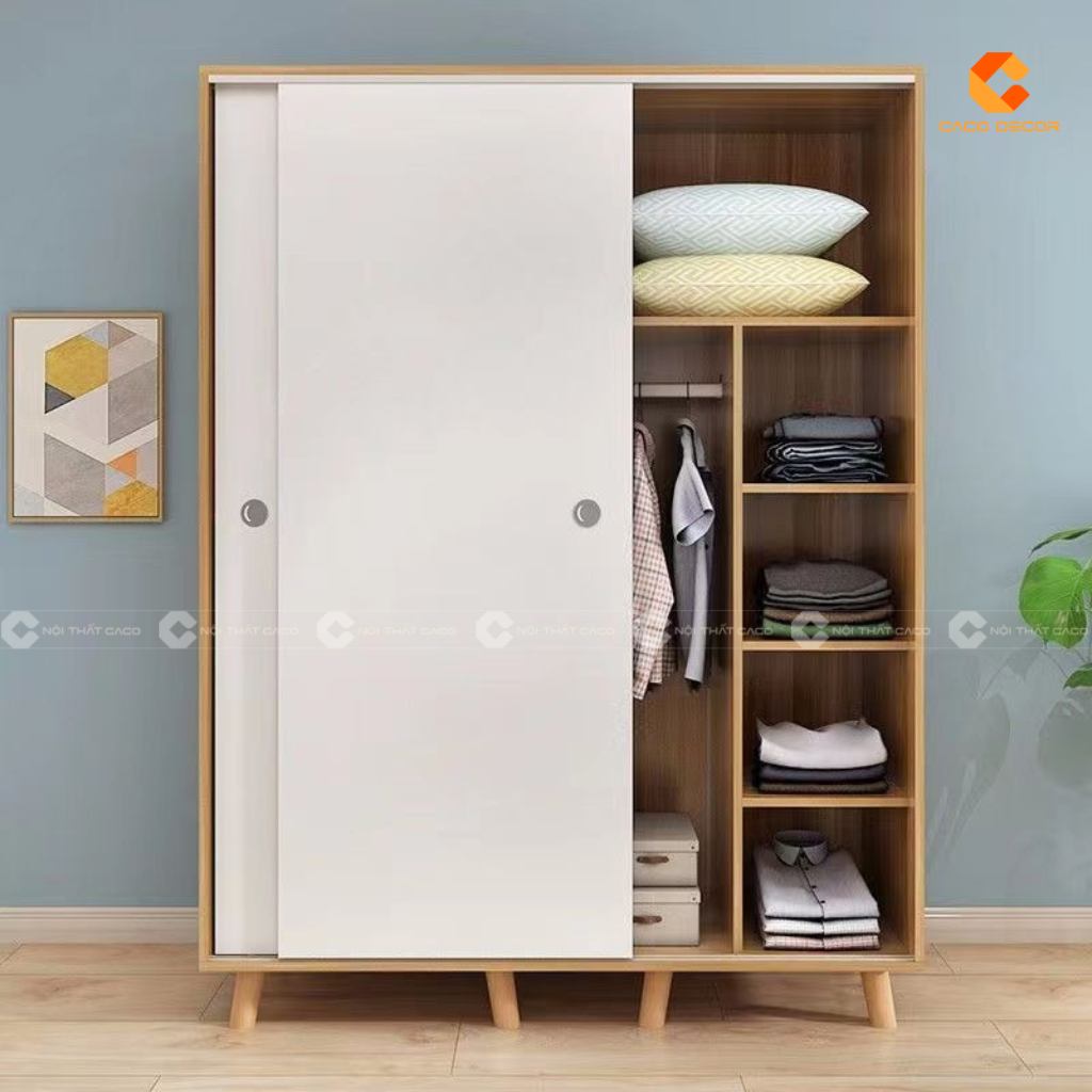 Tham Khảo Mẫu Tủ Quần Áo Cửa Lùa Mới Nhất Năm 2025 Cùng CaCo 6