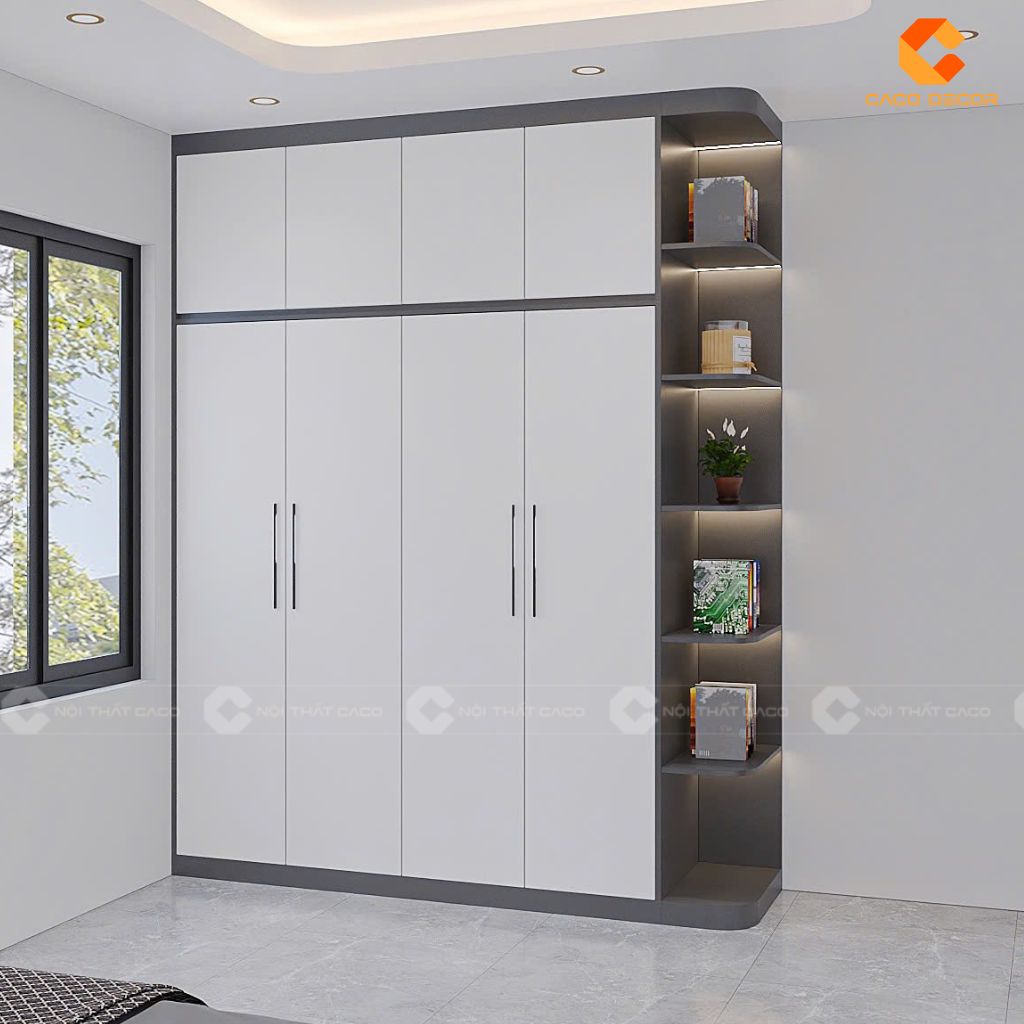Cải Tạo Phòng Ngủ Với 25+ Mẫu Tủ Quần Áo Gỗ Công Nghiệp Đẹp 6
