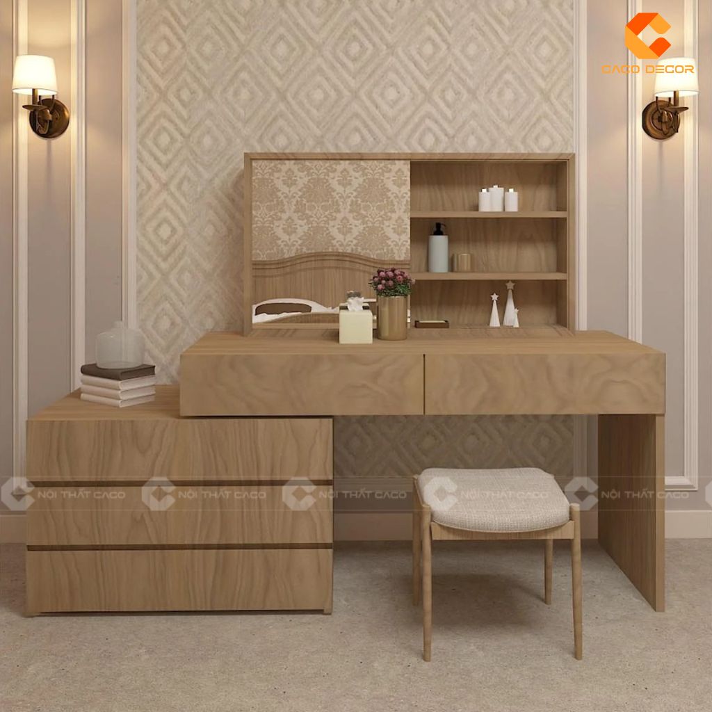 Bàn Trang Điểm Gỗ Công Nghiệp MDF Có Nên Mua Không? 24