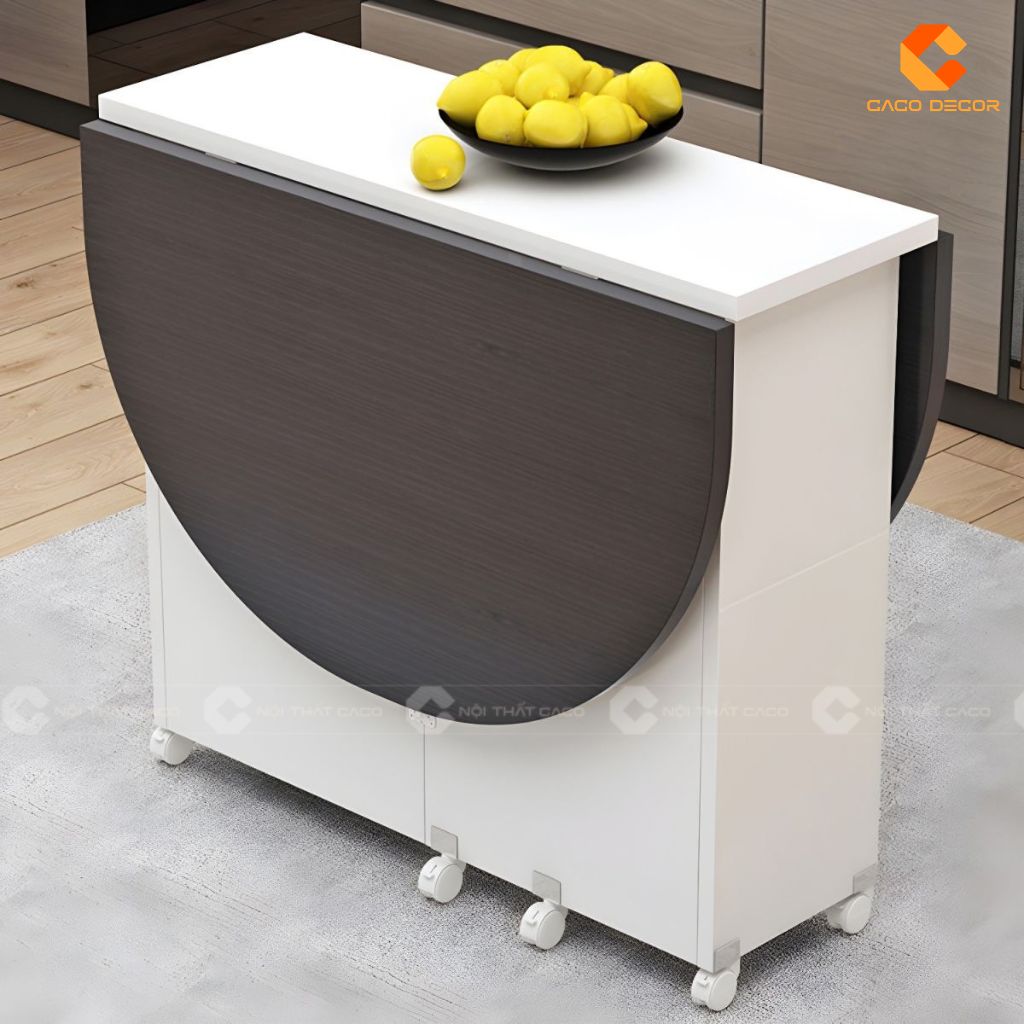 Bàn Ăn Gấp Gọn Gỗ Công Nghiệp BA070 Tiện Dụng Hiện Đại 1