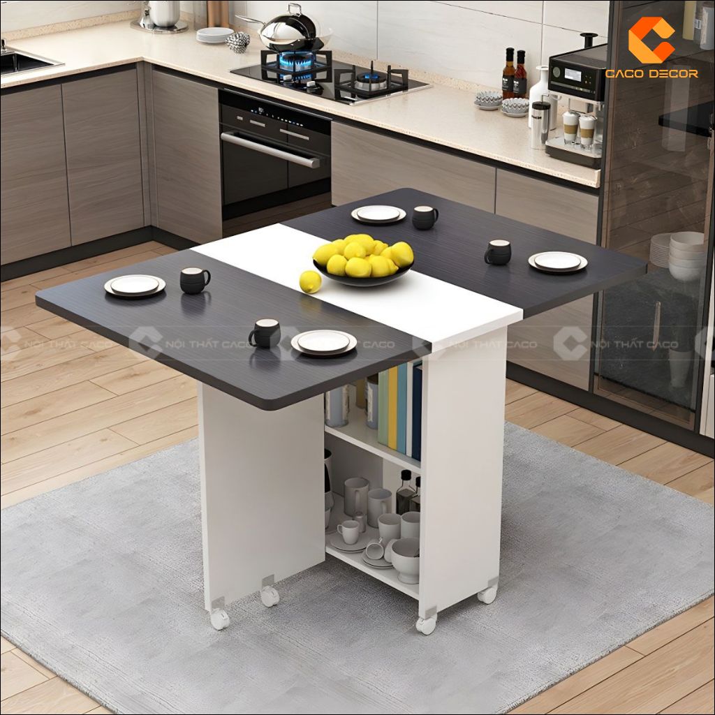 Bàn Ăn Gấp Gọn Gỗ Công Nghiệp BA070 Tiện Dụng Hiện Đại 2