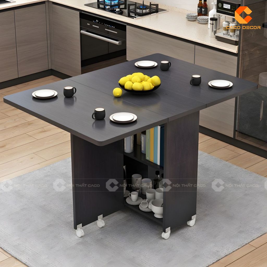 Bàn Ăn Gấp Gọn Gỗ Công Nghiệp BA070 Tiện Dụng Hiện Đại 6
