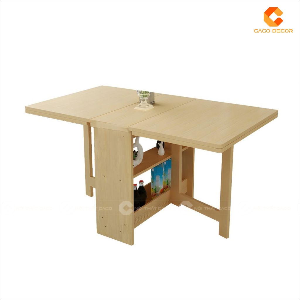 Bàn Ăn Gấp Gọn Gỗ Tự Nhiên BA071 4