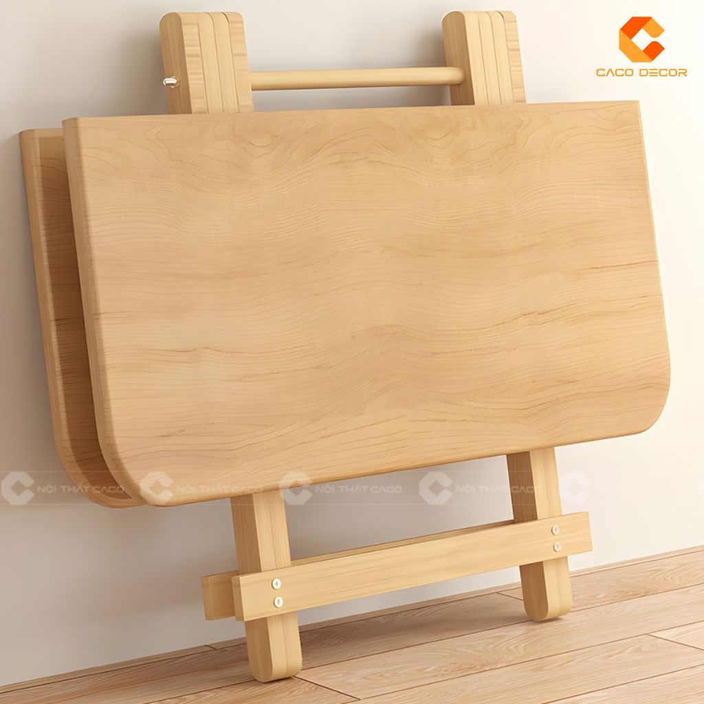Bàn Ăn Gỗ Tự Nhiên BA073 Thiết Kế Gấp Gọn Tiện Dụng 2