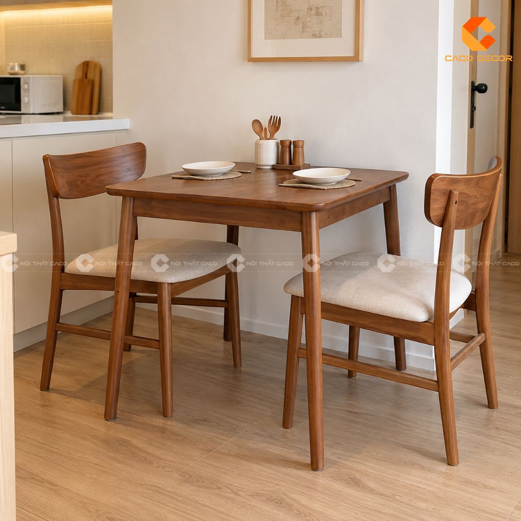 Mẫu Bàn Ăn Gỗ Đẹp: Gợi Ý Cho Chung Cư, Nhà Phố, Biệt Thự 1