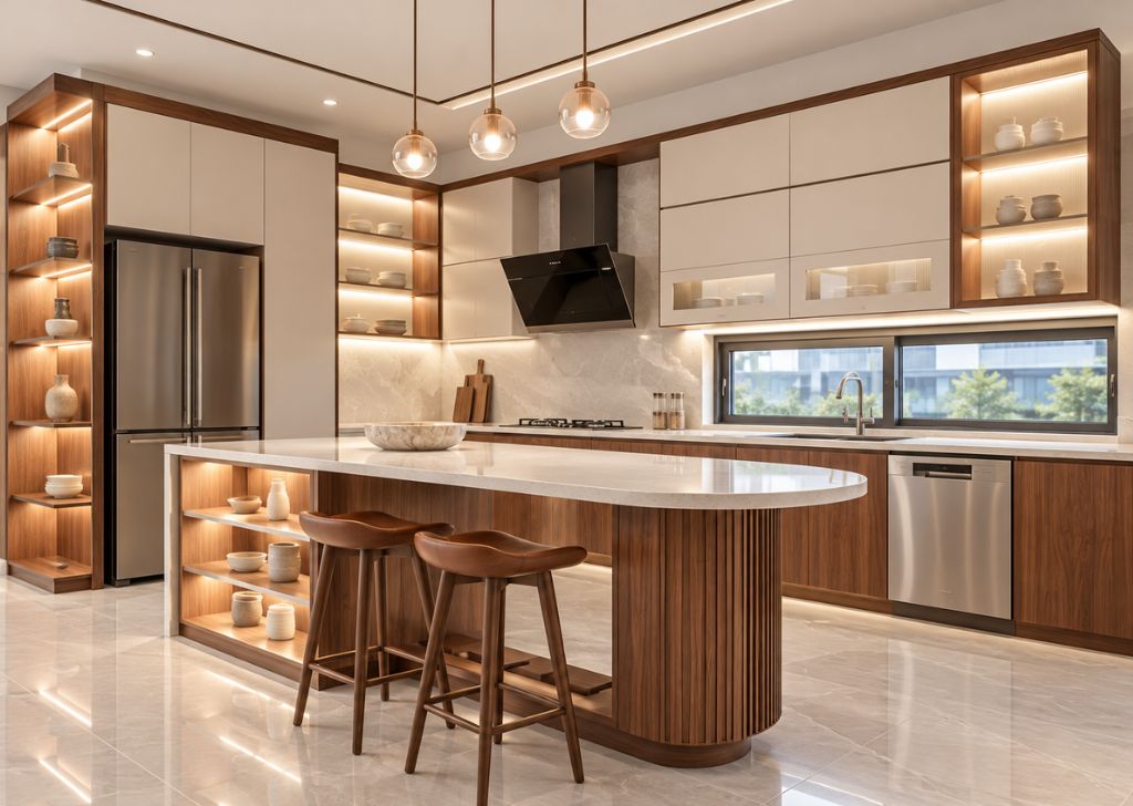Bàn Đảo Kết Hợp Bàn Ăn: 15 Mẫu Đẹp, Kích Thước Chuẩn 13