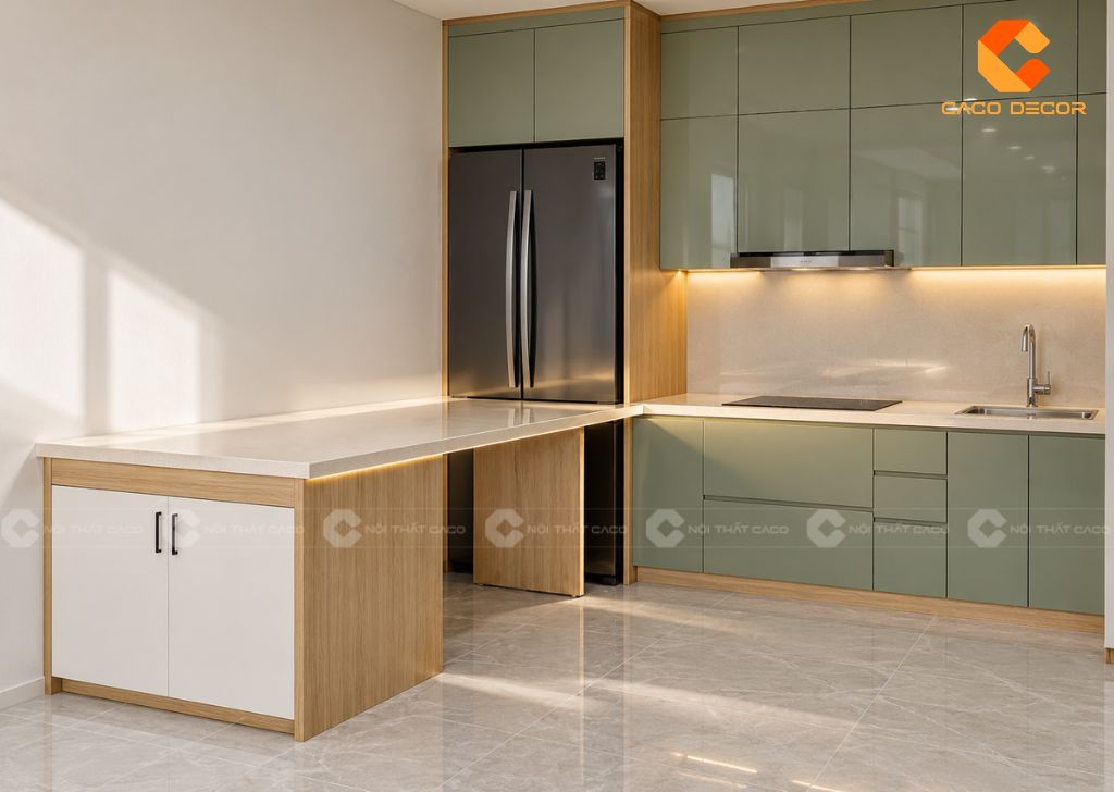 Bàn Đảo Kết Hợp Bàn Ăn: 15 Mẫu Đẹp, Kích Thước Chuẩn 10