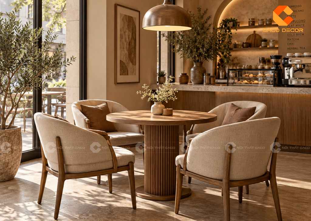 22+ Mẫu Bàn Ghế Quán Cafe Đẹp Hiện Đại Thu Hút Khách 4
