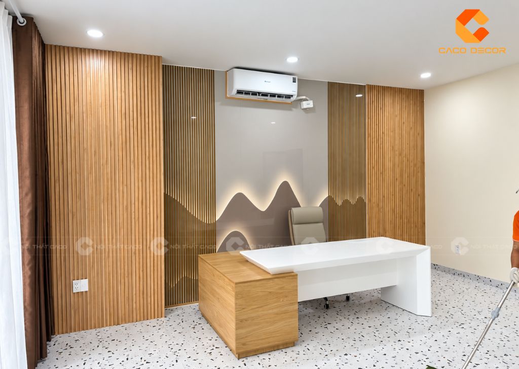 Bàn Giám Đốc Gỗ Công Nghiệp BGD071 Sang Trọng Hiện Đại 5